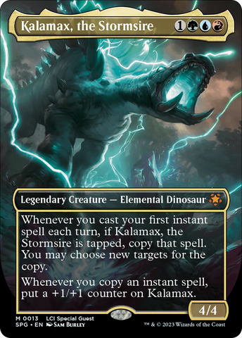 {R} Kalamax, the Stormsire (Borderless) [The Lost Caverns of Ixalan Special Guests][SPG 013]