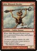 {C} Akki Blizzard-Herder [Betrayers of Kamigawa][BOK 091]