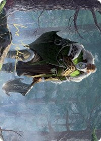 {A} Fynn, the Fangbearer Art Card (Gold-Stamped Signature) [Kaldheim Art Series][GS AKHM 044]