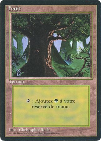 {B}[FBB 3ED 306] Forest (C) [Foreign Black Border]