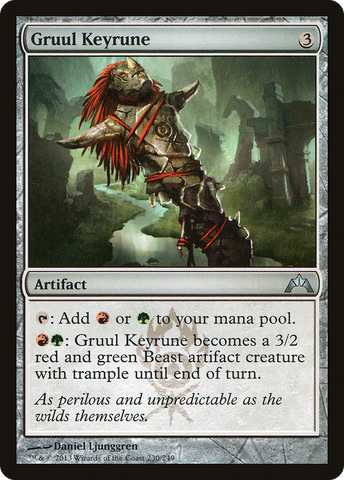 {C} Gruul Keyrune [Gatecrash][GTC 230]