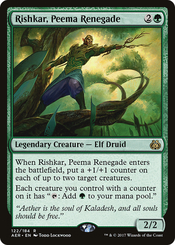 {R} Rishkar, Peema Renegade [Aether Revolt][AER 122]