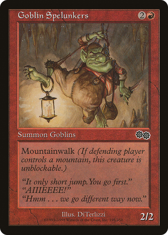 {C} Goblin Spelunkers [Urza's Saga][USG 195]
