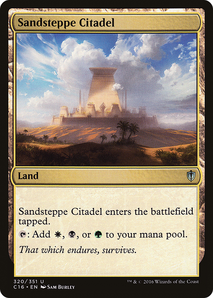 {C} Sandsteppe Citadel [Commander 2016][C16 320]