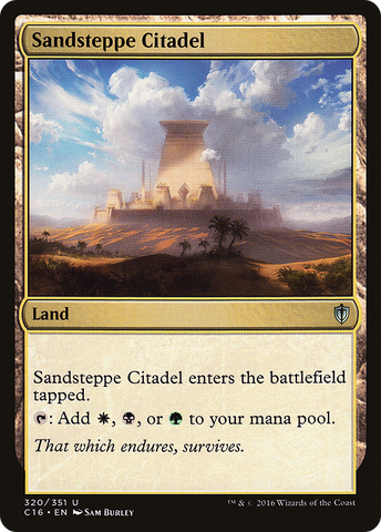 {C} Sandsteppe Citadel [Commander 2016][C16 320]