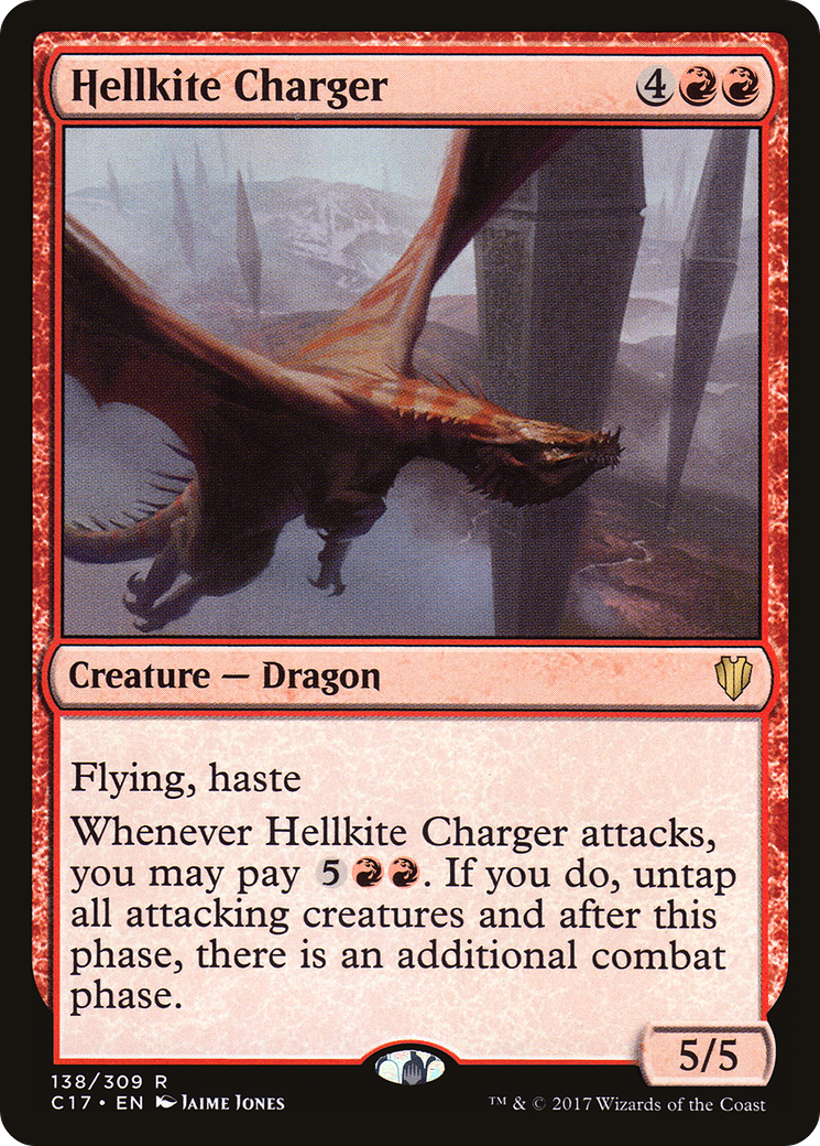 {R} Hellkite Charger [Commander 2017][C17 138]