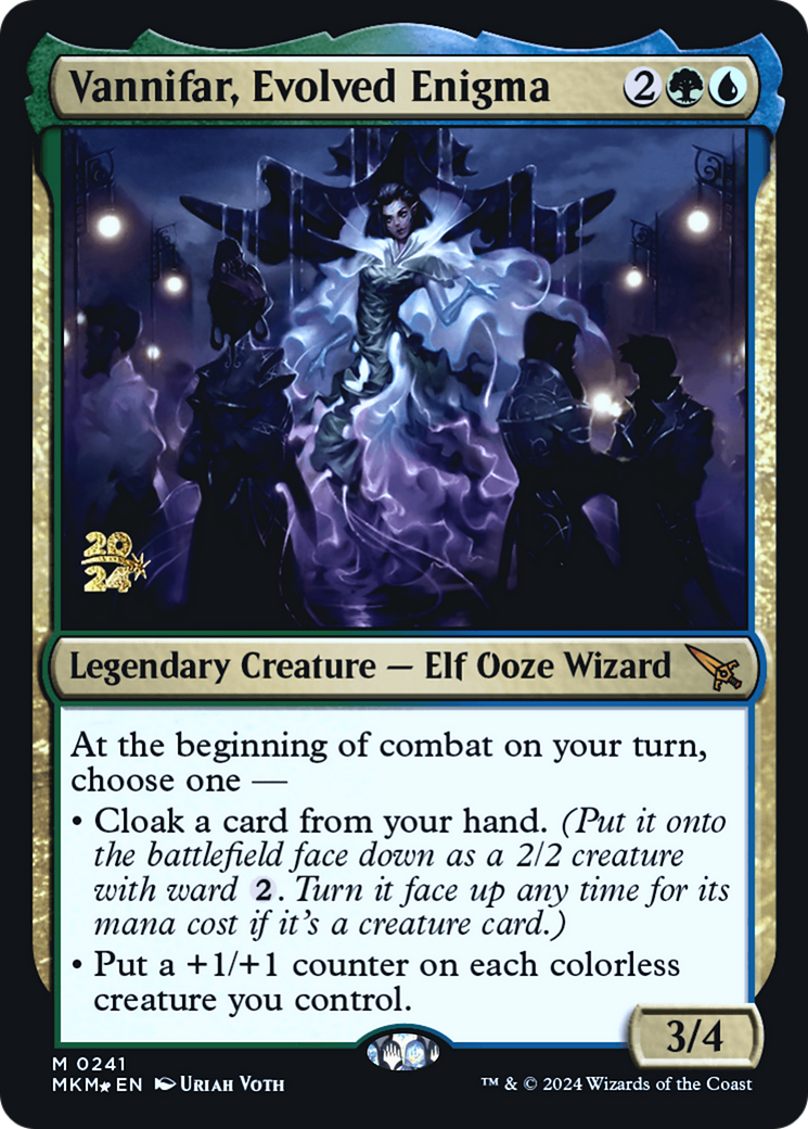 {R} Vannifar, Evolved Enigma [Murders at Karlov Manor Prerelease Promos][PR MKM 241]