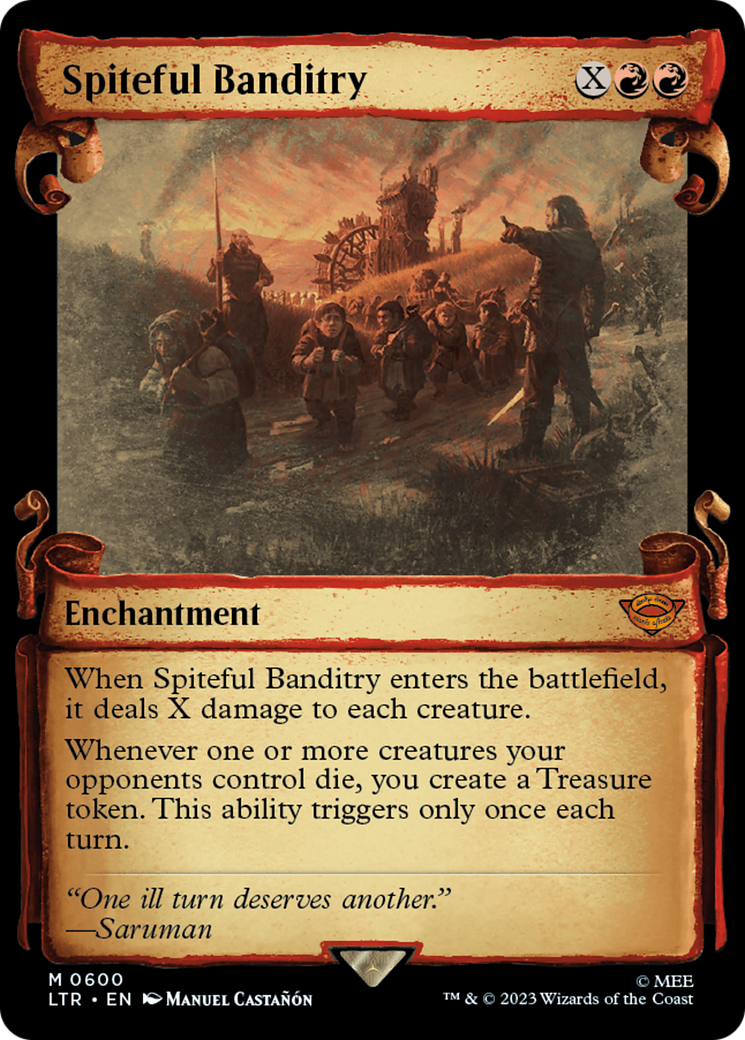 {R} Spiteful Banditry [The Lord of the Rings: Tales of Middle-Earth Showcase Scrolls][LTR 600]
