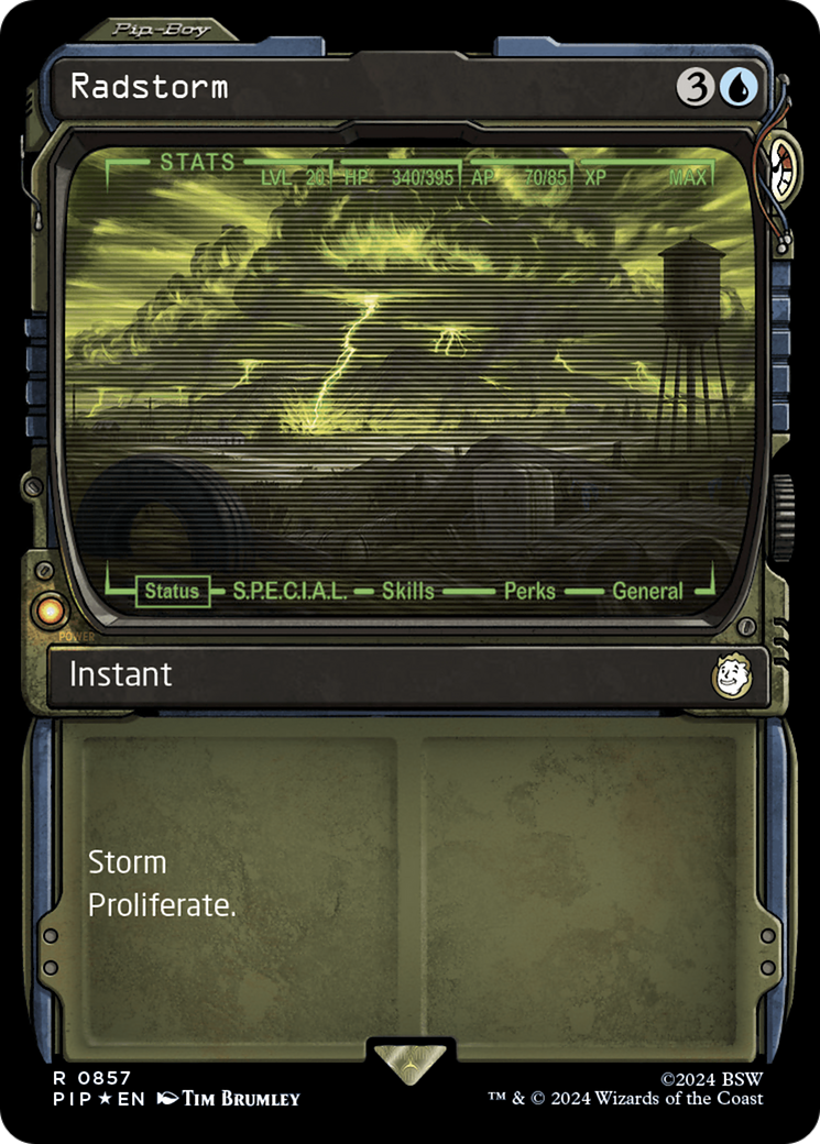 {R} Radstorm (Showcase) (Surge Foil) [Fallout][PIP 857]