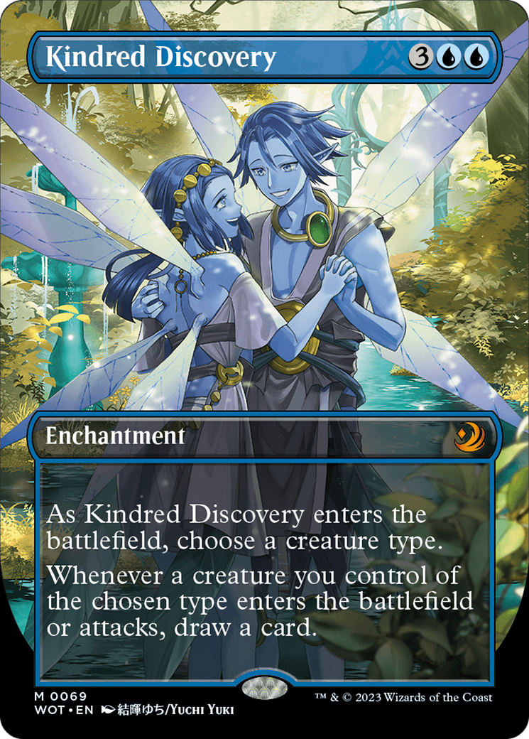 {R} Kindred Discovery (Anime Borderless) [Wilds of Eldraine: Enchanting Tales][WOT 069]