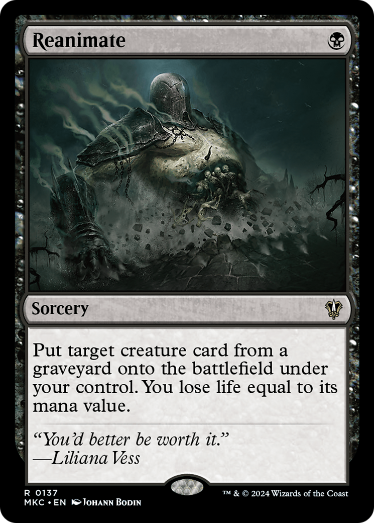 {R} Reanimate [Murders at Karlov Manor Commander][MKC 137]