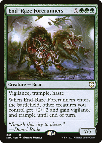 {R} End-Raze Forerunners [Kaldheim Commander][KHC 061]
