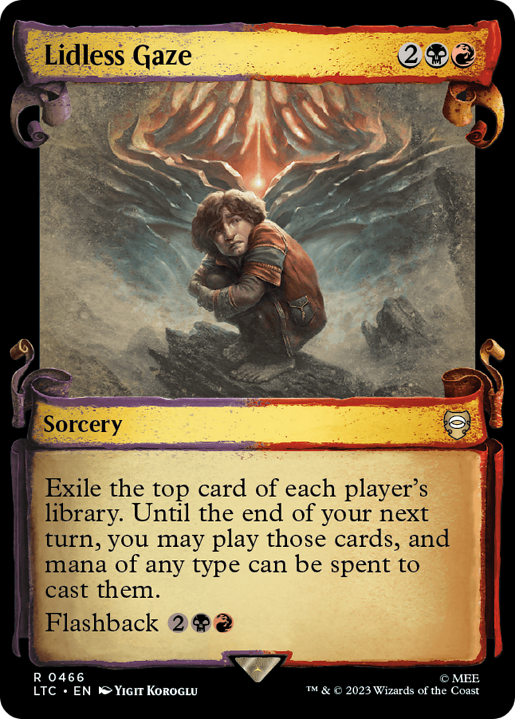 {R} Lidless Gaze [The Lord of the Rings: Tales of Middle-Earth Commander Showcase Scrolls][LTC 466]