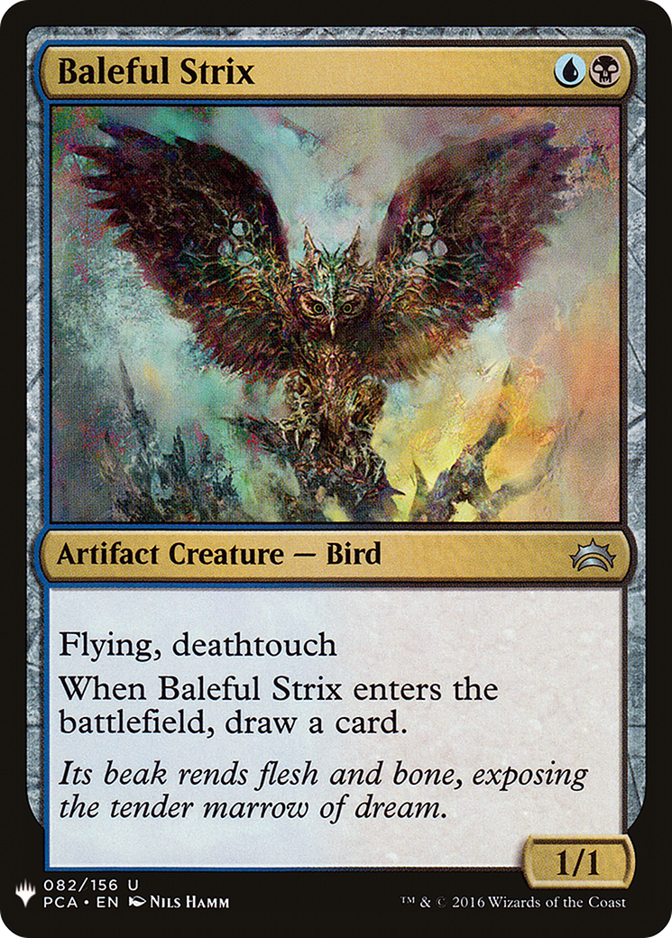{C} Baleful Strix [Mystery Booster][LS PCA 082]