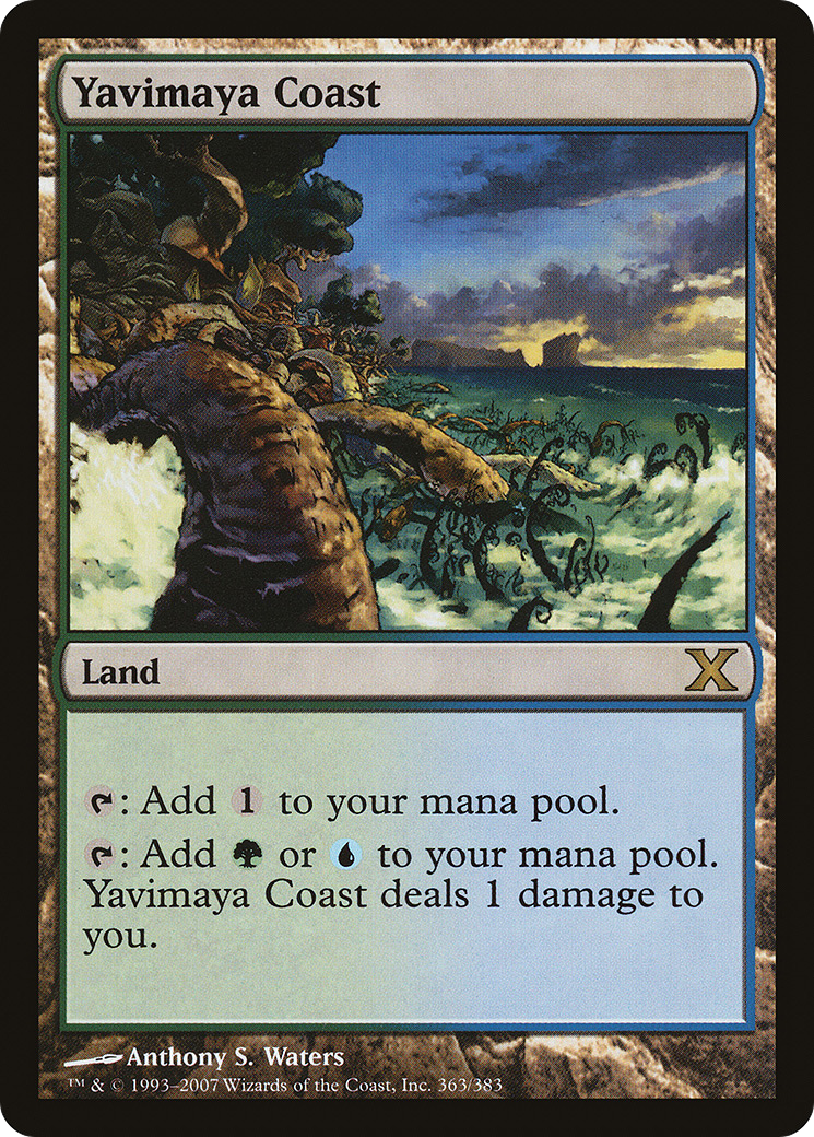 {R} Yavimaya Coast [Tenth Edition][10E 363]