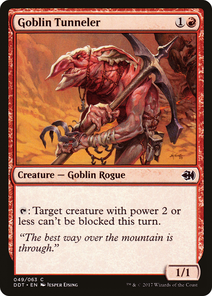 {C} Goblin Tunneler [Duel Decks: Merfolk vs. Goblins][DDT 049]