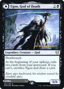 {R} Egon, God of Death // Throne of Death [Kaldheim Prerelease Promos][PR KHM 092]