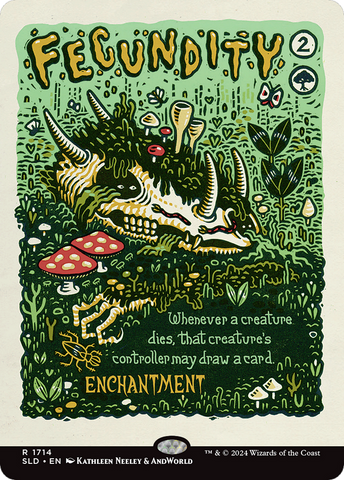 {R} Fecundity (Rainbow Foil) [Secret Lair Drop Series][RBF SLD 1714]