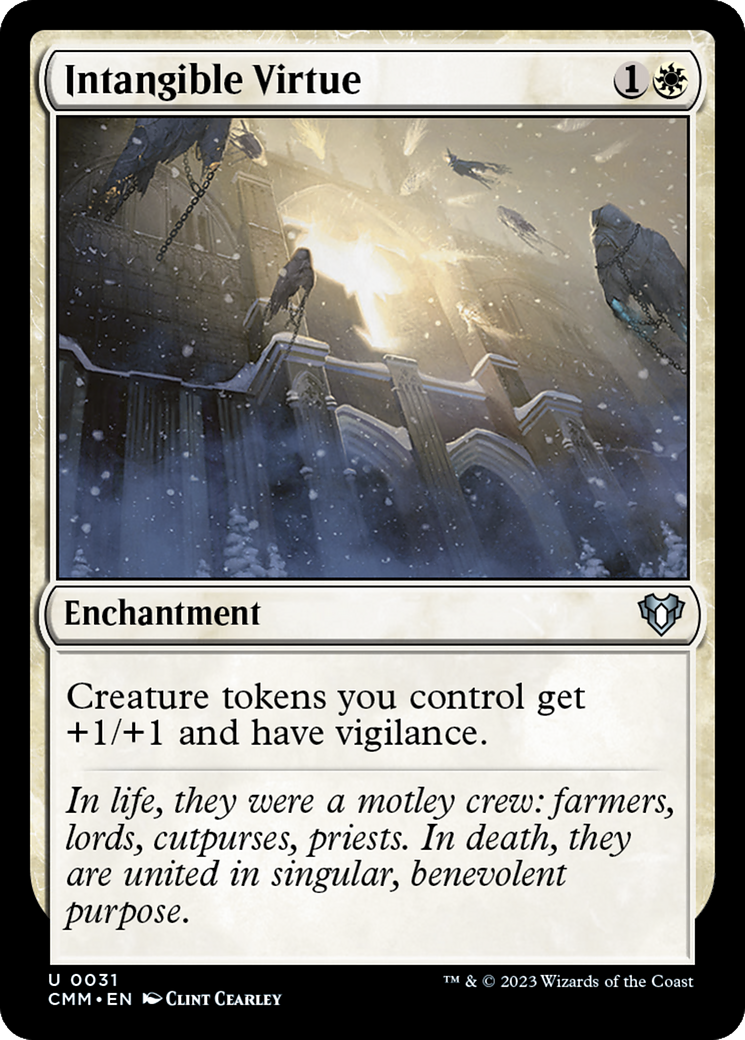 {C} Intangible Virtue [Commander Masters][CMM 031]