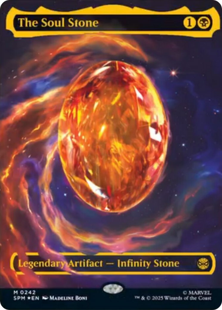 {@@ SPM R} The Soul Stone (Cosmic Foil) [Marvel's Spider-Man] [SPM 242]