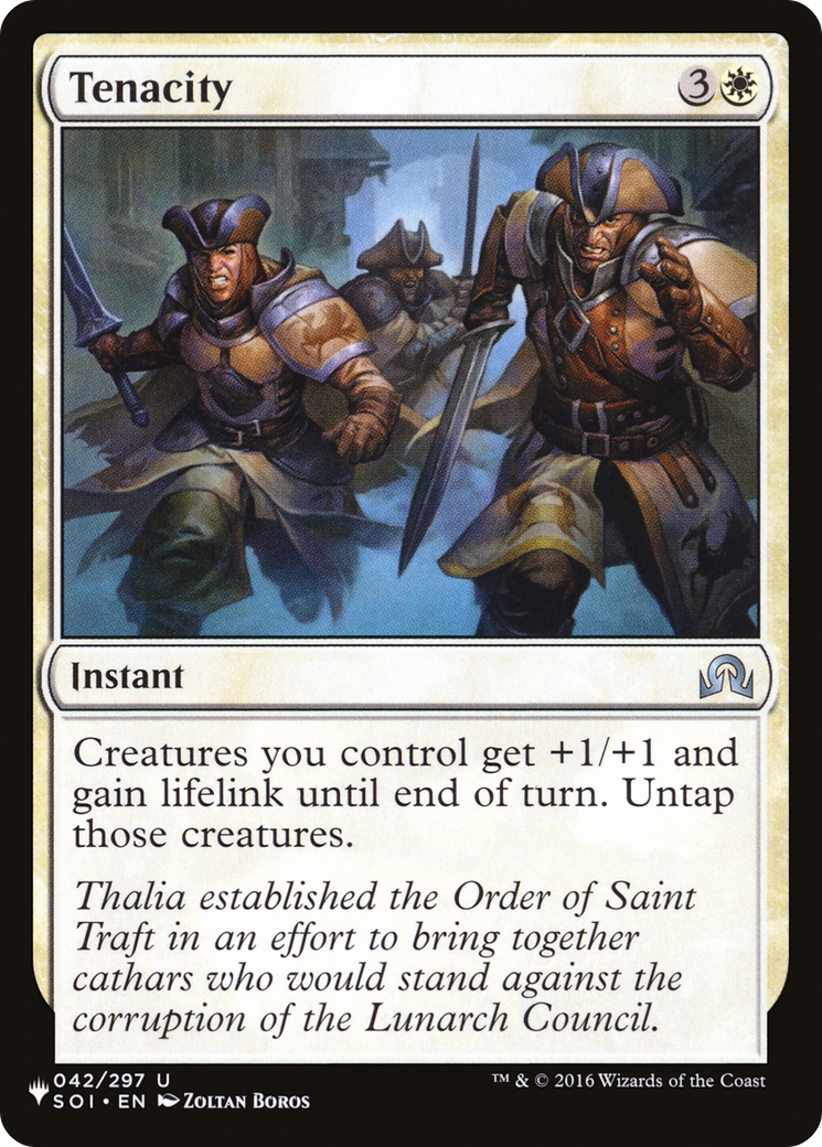 Tenacity [LIST 042/297]