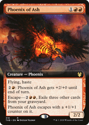 {R} Phoenix of Ash (Extended Art) [Theros Beyond Death][THB 319]