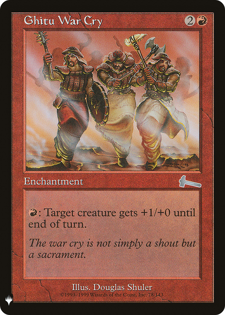 {C} Ghitu War Cry [Mystery Booster][LS ULG 078]