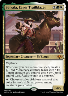 {@R} Selvala, Eager Trailblazer [Outlaws of Thunder Junction][OTJ 231]