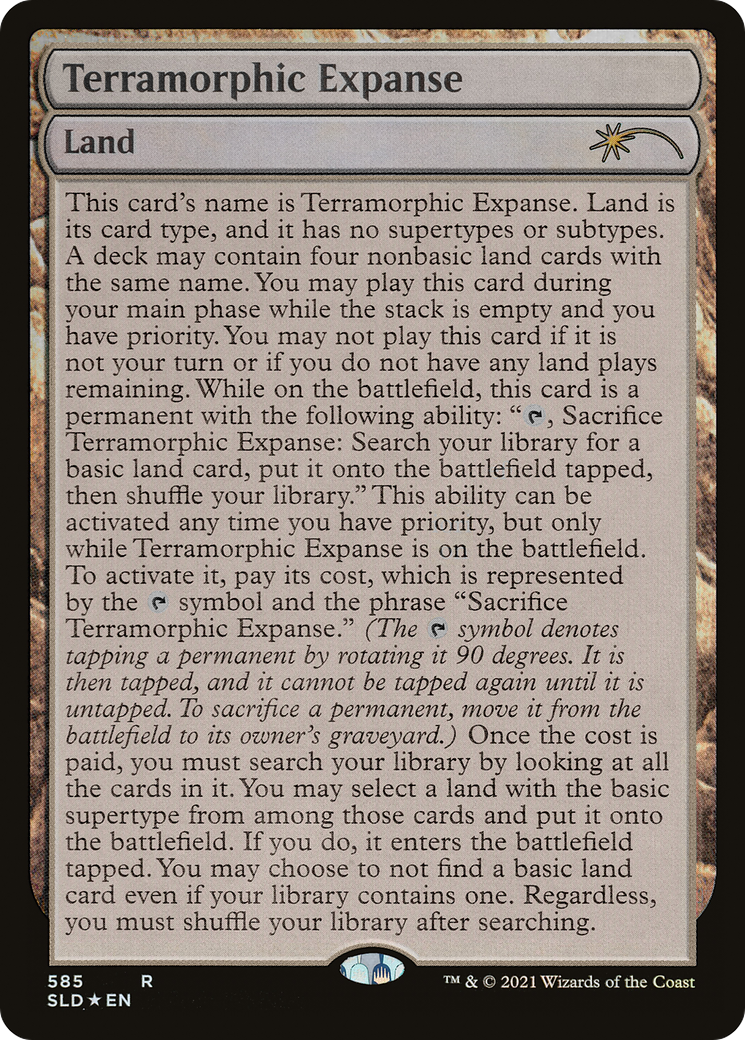 {R} Terramorphic Expanse (Full Text) [Secret Lair Drop Promos][SLD 585]