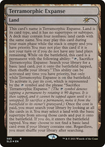 {R} Terramorphic Expanse (Full Text) [Secret Lair Drop Promos][SLD 585]
