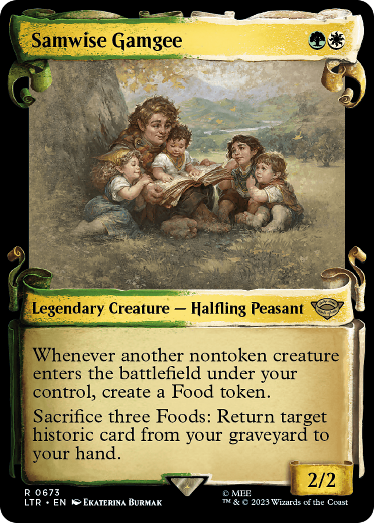 {R} Samwise Gamgee [The Lord of the Rings: Tales of Middle-Earth Showcase Scrolls][LTR 673]