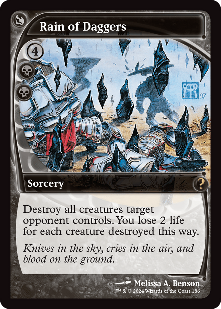 {R} Rain of Daggers (Future Sight) [Mystery Booster 2][MB2 186]