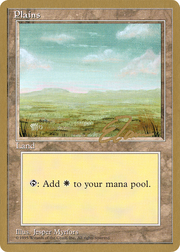 {B}[GB PTC ET366] Plains (et366) (Eric Tam) [Pro Tour Collector Set]