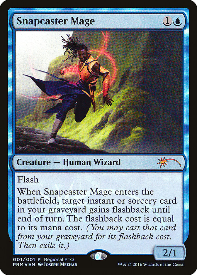 {R} Snapcaster Mage (Regional PTQ) [Pro Tour Promos][PA PRO 2016] - Misty Mountain Games