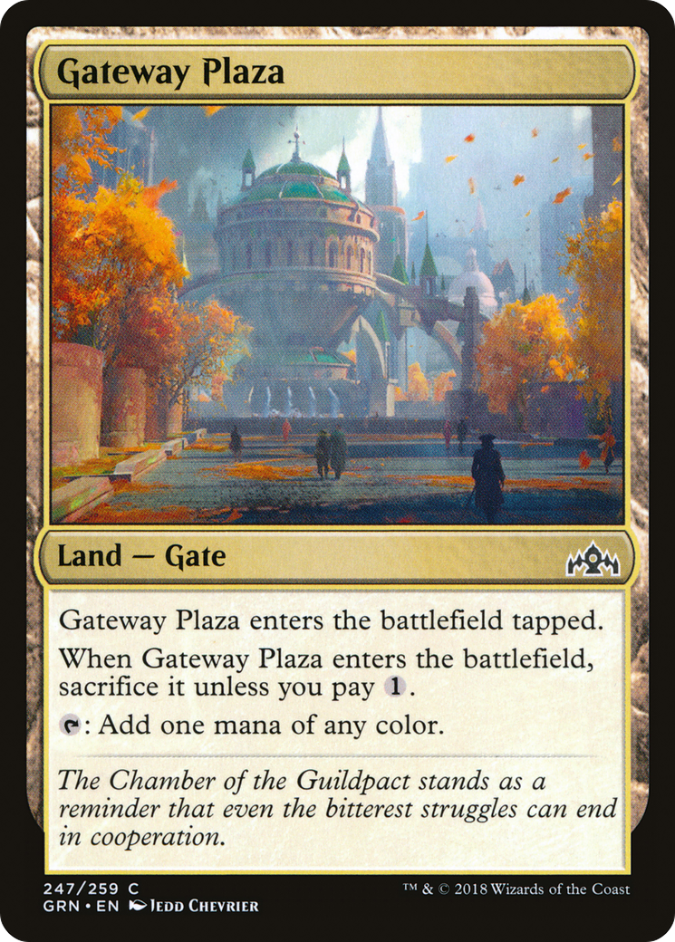 {C} Gateway Plaza [Guilds of Ravnica][GRN 247]