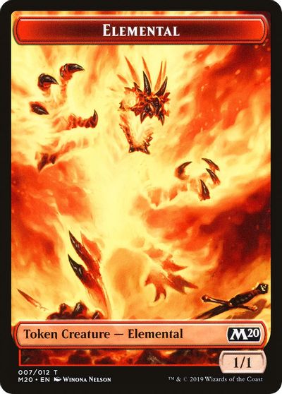 {T} Elemental // Satyr Double-sided Token [Challenger Decks 2020 Tokens][TCH20 007]
