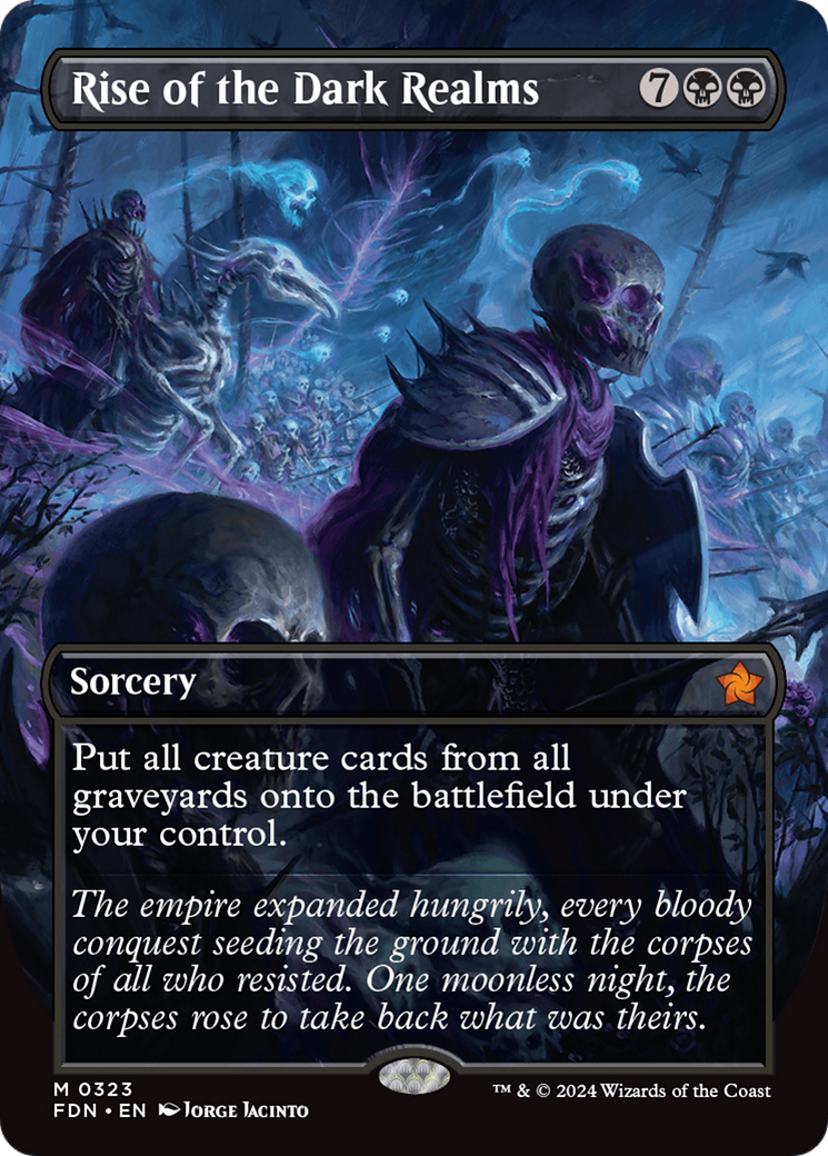 {@R} Rise of the Dark Realms (Borderless) [Foundations][FDN 323]