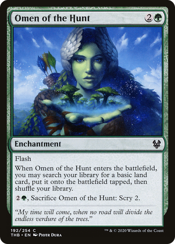 {C} Omen of the Hunt [Theros Beyond Death][THB 192]