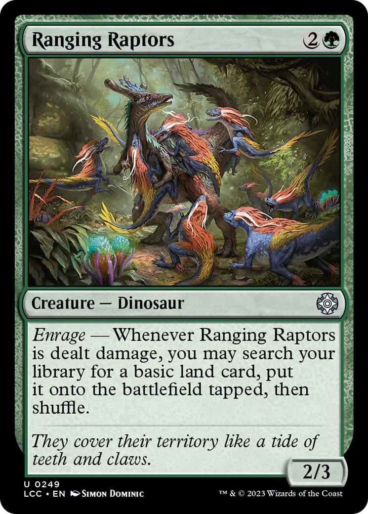 {C} Ranging Raptors [The Lost Caverns of Ixalan Commander][LCC 249]
