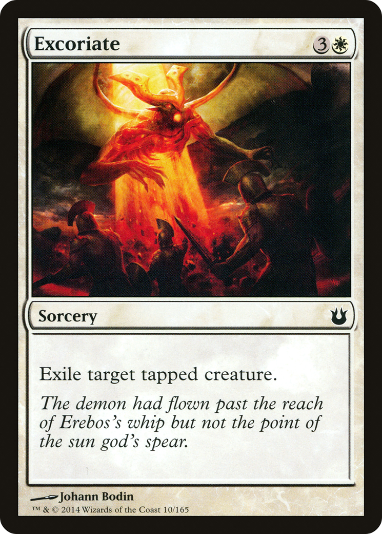 {C} Excoriate [Born of the Gods][BNG 010]