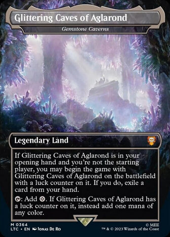 {R} Gemstone Caverns - Glittering Caves of Aglarond [The Lord of the Rings: Tales of Middle-Earth Commander][LTC 364]