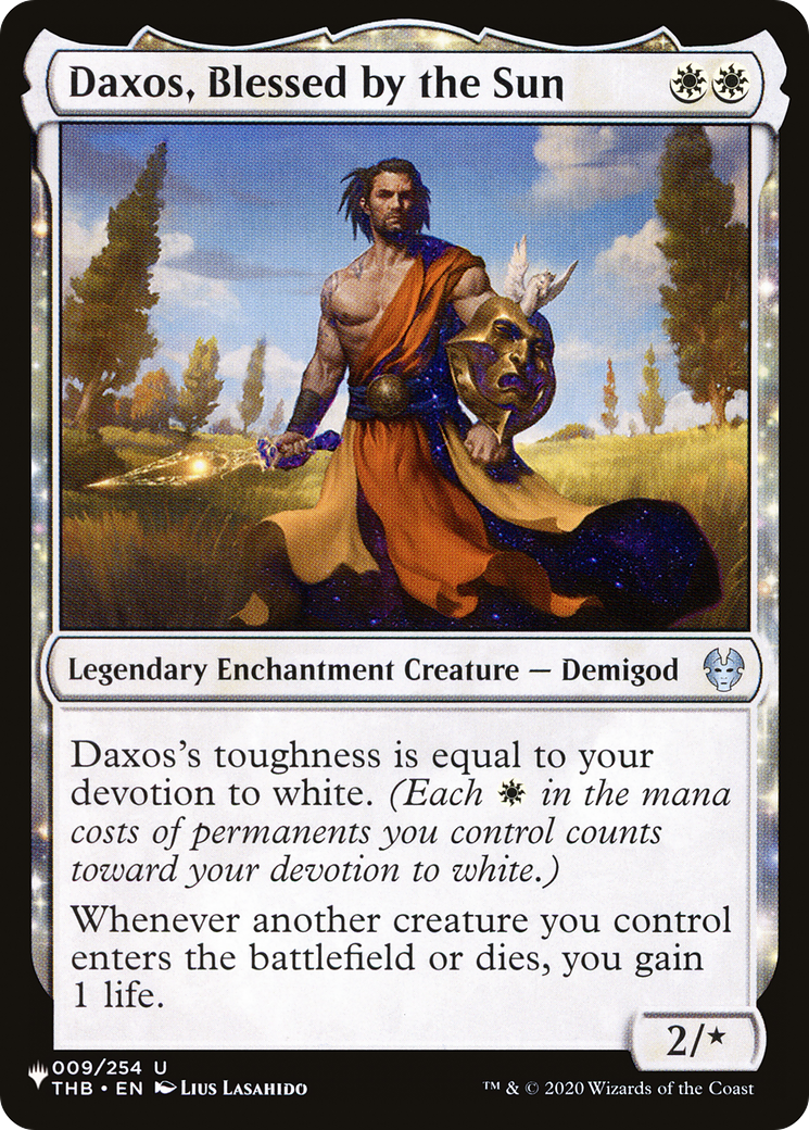 Daxos, Blessed by the Sun [LIST 009/254] : (enchantment)