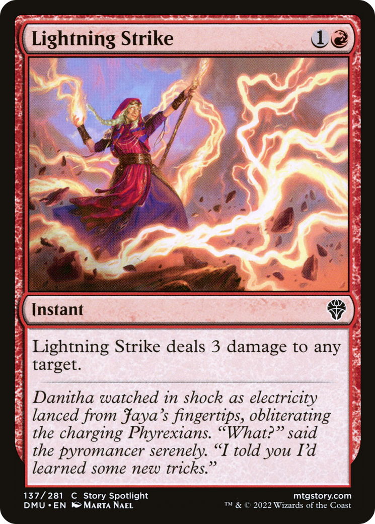 {C} Lightning Strike [Dominaria United][DMU 137]