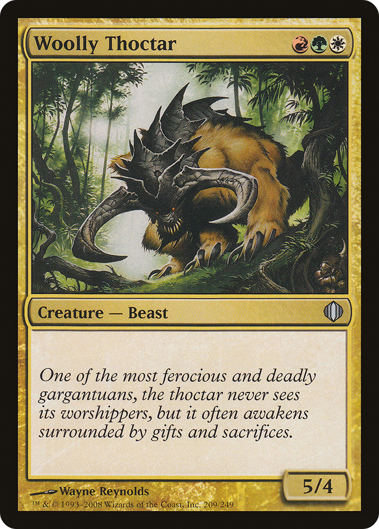 {C} Woolly Thoctar [Shards of Alara][ALA 209]