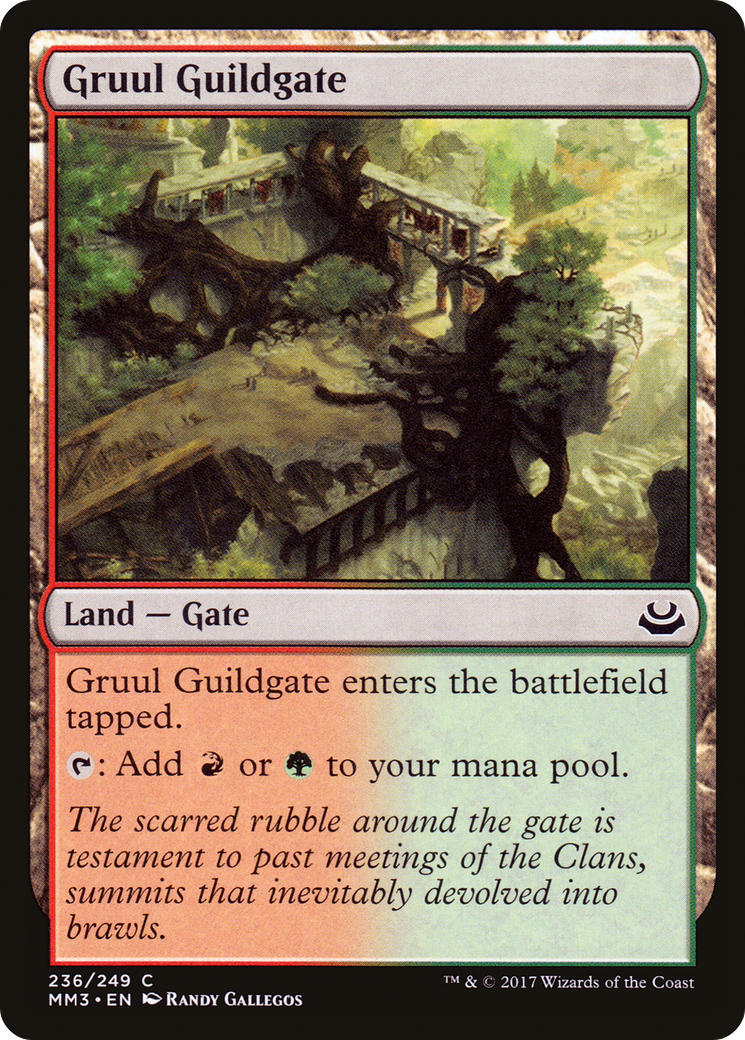 {C} Gruul Guildgate [Modern Masters 2017][MM3 236]