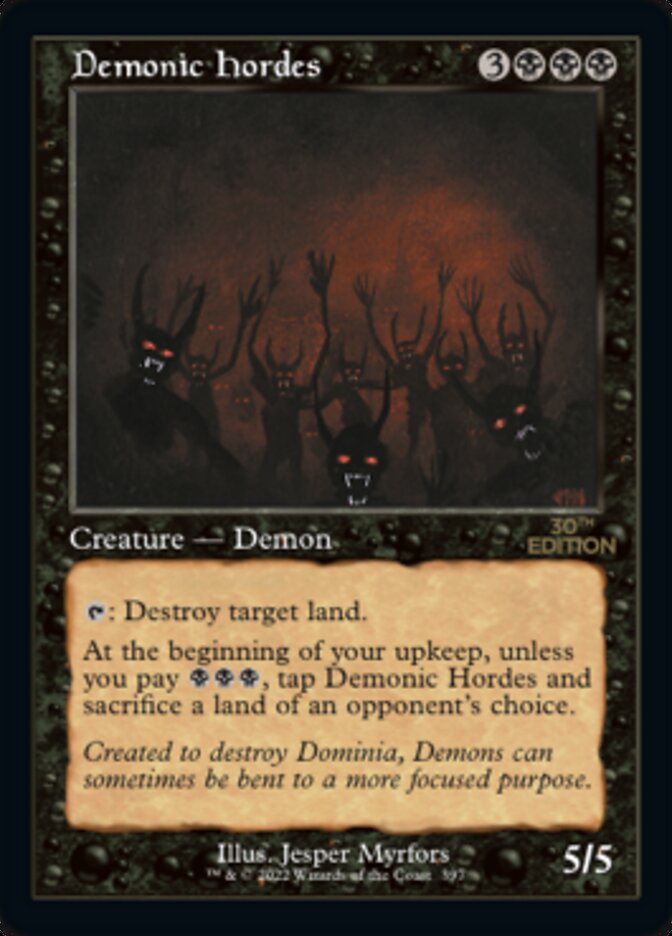 {R} Demonic Hordes (Retro) [30th Anniversary Edition][30A 397]