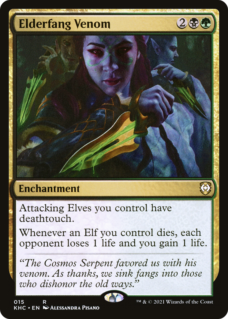 {R} Elderfang Venom [Kaldheim Commander][KHC 015] - Misty Mountain Games
