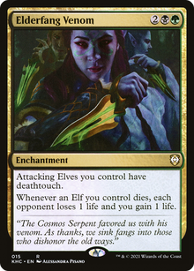 {R} Elderfang Venom [Kaldheim Commander][KHC 015] - Misty Mountain Games
