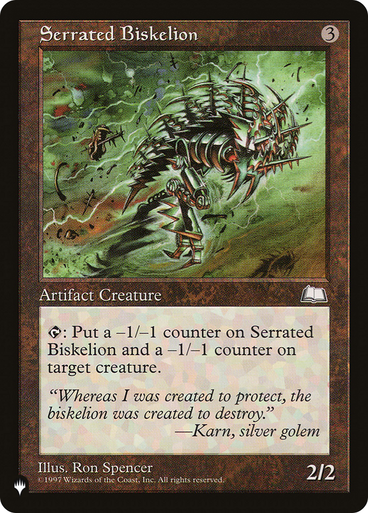 Serrated Biskelion [LIST ]