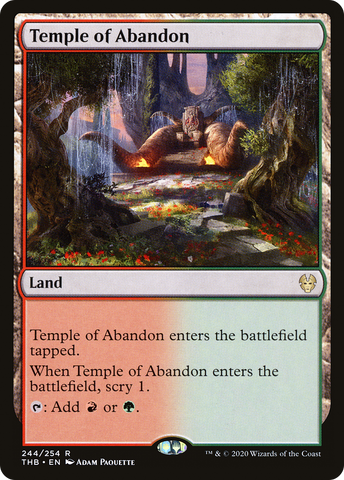 {R} Temple of Abandon [Theros Beyond Death][THB 244]